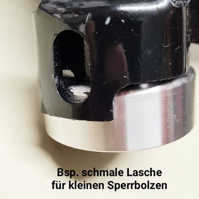 Lenkerschloss für CNC Lenkanschlag mit Schloss, für Simson - Ø 10mm